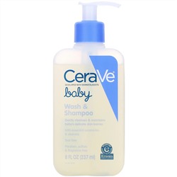 CeraVe, Детский гель для тела и шампунь, 237 мл (8 жидк. унций) (Discontinued Item)