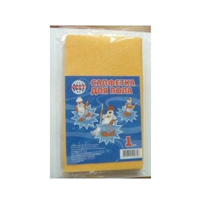 Салфетка (тряпка) для пола 50*60см, вискоза, 1шт, AST