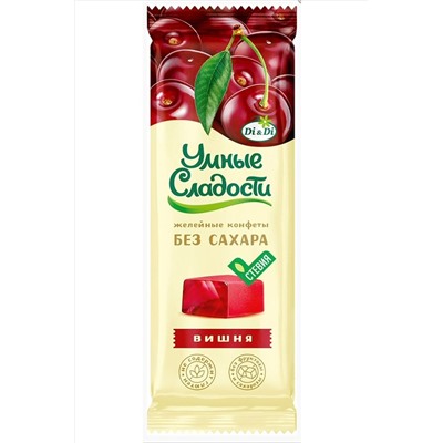 Конфеты "УмСладости" желейные Вишня 90г ЭКОПРОДУКТЫ, 1182627