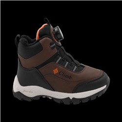 Кроссовки зимние на меху В7731-8 коричневые