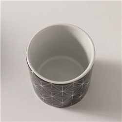 Вазон керамика «Лучи» 200 мл 7.3×7.3×7.3 см