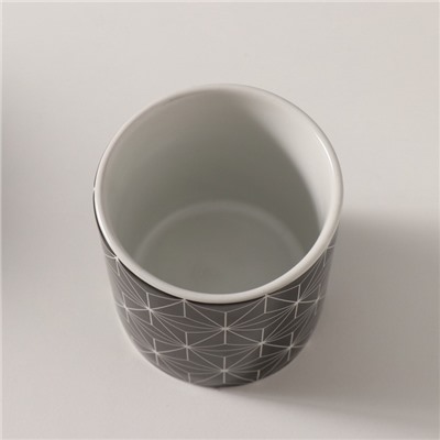 Вазон керамика «Лучи» 200 мл 7.3×7.3×7.3 см