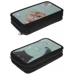 Пенал 6-ти ств. 190х110 мм "Кто здесь?" с табл.умножения (094762) 47125 Хатбер