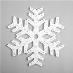 Светодиодная фигура «Снежинка» 40 см, пластик, 220 В, свечение мульти (RG/RB)