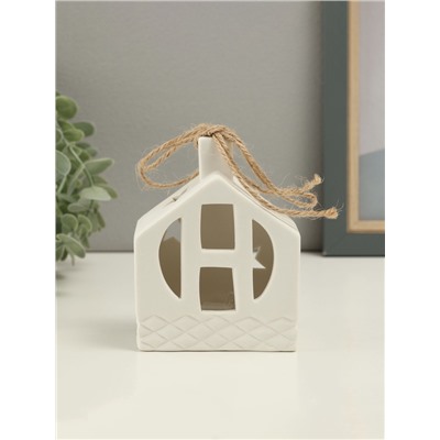 Фигурка светящаяся TAKE IT EASY «Домик», керамика, 8.5×8.5×11 см