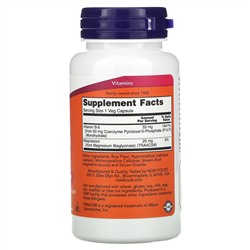 Now Foods, P-5-P, 50 мг, 90 вегетарианских капсул
