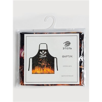 Фартук Этель Steak Master 73×71 см, 100% хлопок, саржа 190 г/м²