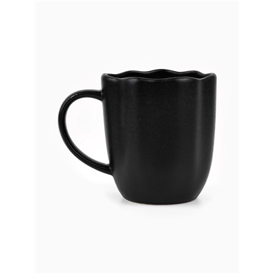 Кружка чайная керамическая «Чёрная», 350 мл