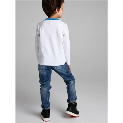 Джинсы, утепленные флисом, для мальчика