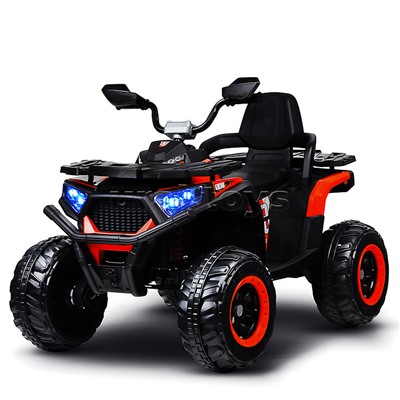 Электромобиль детский "Квадроцикл" (цвет черно-красный)