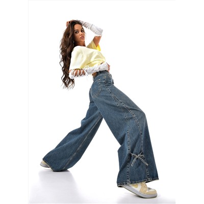 Женские джинсы широкие CRACPOT