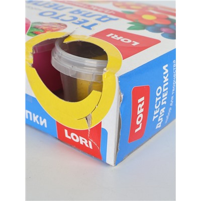 УЦЕНКА Тесто для лепки, набор №10, 6цв по 80 гр Тдл-013