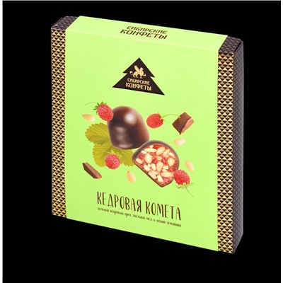 Кедровая комета с земляникой / 120 г / ТМ Сибирские конфеты