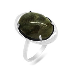 Кольцо из серебра лабрадорит, СПН4021