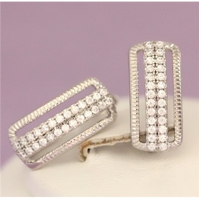 Серьги родий Н01-12492