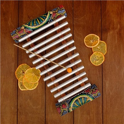 Сувенирный музыкальный инструмент «Ксилофон» МИКС 33.5×19.5×6 см