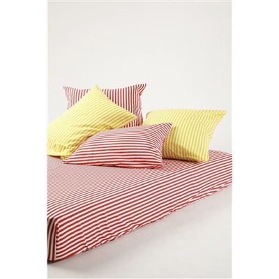 Простыня на резинке Urban Family Малиновый полоса НАТАЛИ, 876470