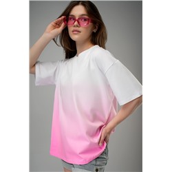 Женская хлопковая футболка оверсайз Happyfox