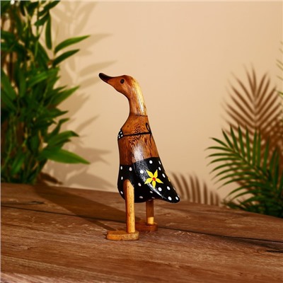 Сувенир «Утка в купальнике», 25 см, дерево