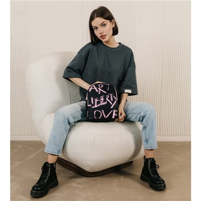 Рюкзак школьный текстильный Art liberty love, 27×10×23 см