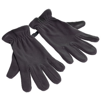 Перчатки флисовые ONLYTOP, серые, размер S-M