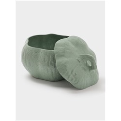 Горшок для запекания Борисовская керамика «Тыква», 2.5 л, зелёный