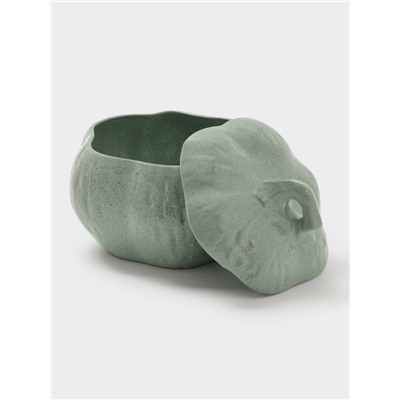 Горшок для запекания Борисовская керамика «Тыква», 2.5 л, зелёный