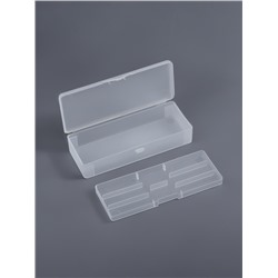 Органайзер для хранения, с вложением, 19×7.5 см, прозрачный