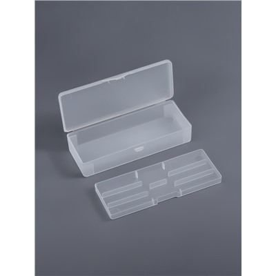 Органайзер для хранения, с вложением, 19×7.5 см, прозрачный