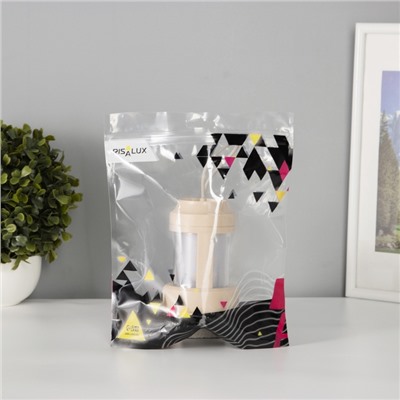 Светильник настольный «Звездное небо» 2 Вт LEd=3хАА бежевый 8×8×13 см