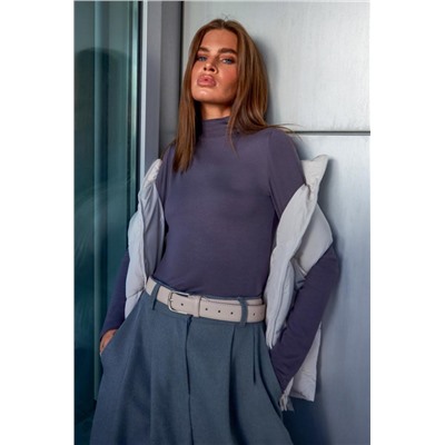 Водолазка полупрозрачная женская (Графит)