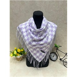 Платок в клетку из кашемира, мультицвет