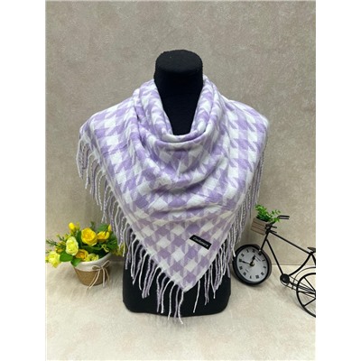 Платок в клетку из кашемира, мультицвет