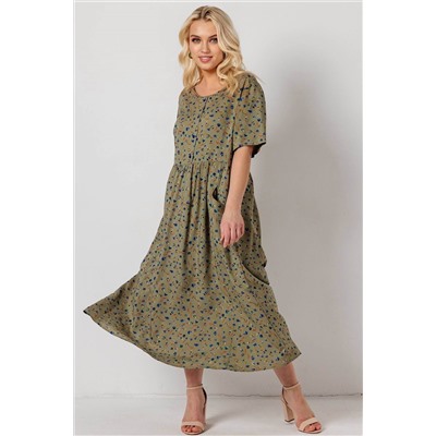 Платье  5994/45/Оливковый