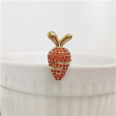 Брошь Морковь