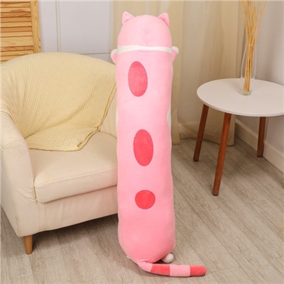 Мягкая игрушка без наполнителя «Котик», 130 см, цвет розовый