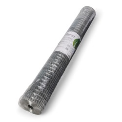 Сетка сварная оцинкованная, 10×1 м, ячейка 25×12.5 мм, d=0.7 мм, металл, Greengo