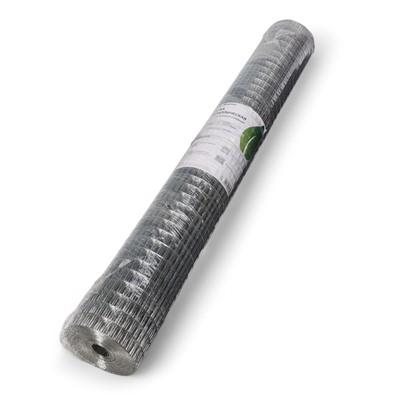 Сетка сварная оцинкованная, 10×1 м, ячейка 25×12.5 мм, d=0.7 мм, металл, Greengo