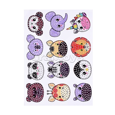 Мозаика алмазная "В мире животных" в коробке