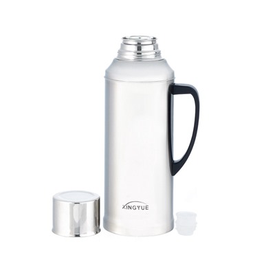 Термос 2 л, со стеклянной колбой, сохраняет тепло 24 ч, хром, 38.5×15.5 см