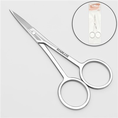 Ножницы маникюрные, прямые, узкие, 10.5 см