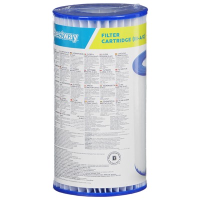 Картридж для фильтра «III» Bestway, 10.6×20.3 см, 58012