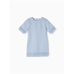 Платье нарядное для девочки MINAKU: PartyDress, рост 104-110 см, голубое