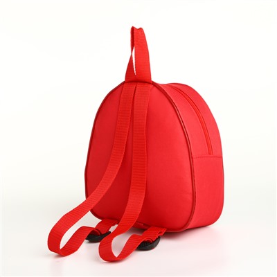 Рюкзак новогодний для подарков на молнии «Змея», красный