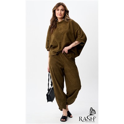 Костюм "Boho" микровельвет хаки