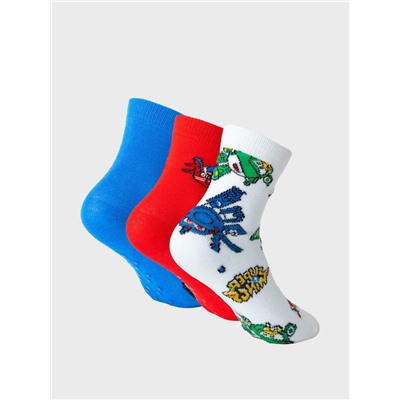 Носки трикотажные для мальчиков, 3 пары в комплекте