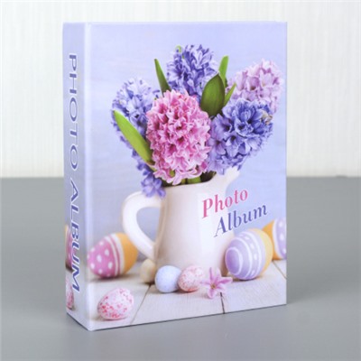 Фотоальбом 100 фото 10х15 Цветы / 9529 /уп 96/