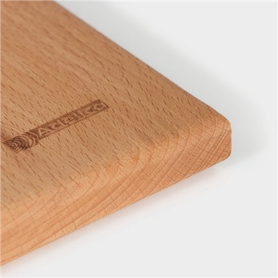 Доска разделочная Adelica «Профессиональная», 40×30×2 см, дерево бук