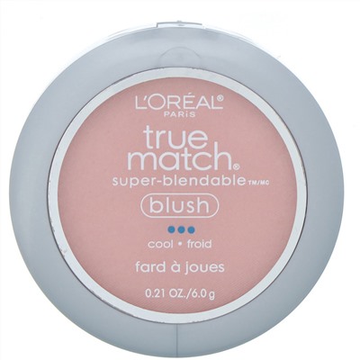 L'Oreal, Румяна True Match Super-Blendable Blush, оттенок C1-2 «Цветочки», 6 г