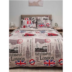 Пододеяльник бязь на молнии - Лондон